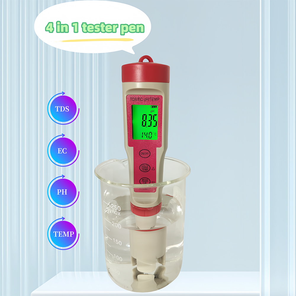 Ph Meter Digital Water Tester - Medidor de pH 4 em 1