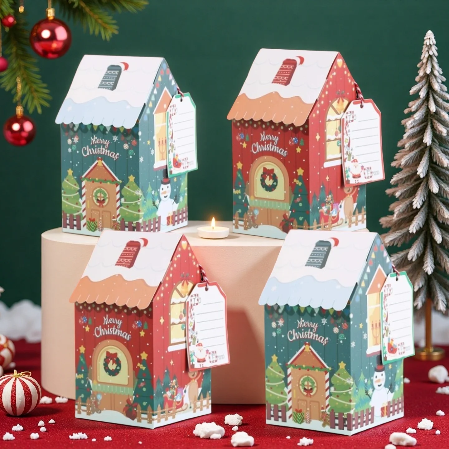 1-40PCS Caixa de Presente Casa - Packaging avaliação e preço